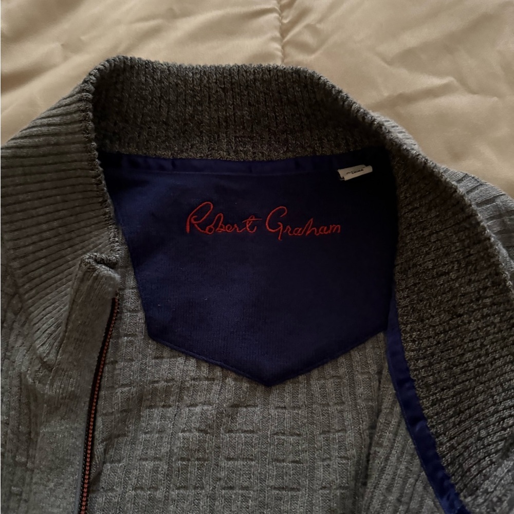Robert Graham Charcoal Textured Jacket